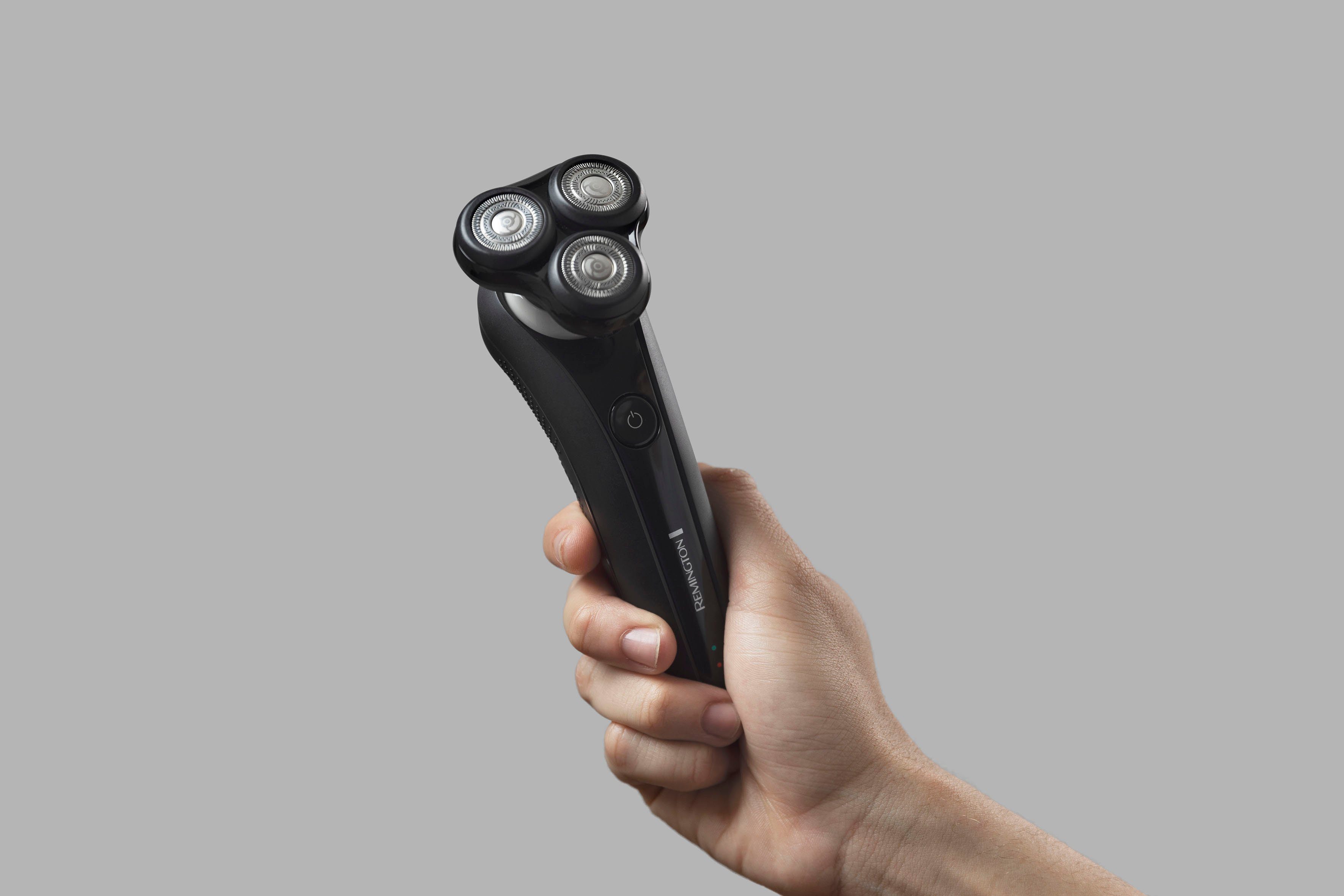 Remington Elektrorasierer Rotationsrasierer Limitless X5 XR1750, Aufsätze: 1, Nass-&Trockenrasur, 360° PivotBall Drehgelenk, akkubetrieben (50 min)