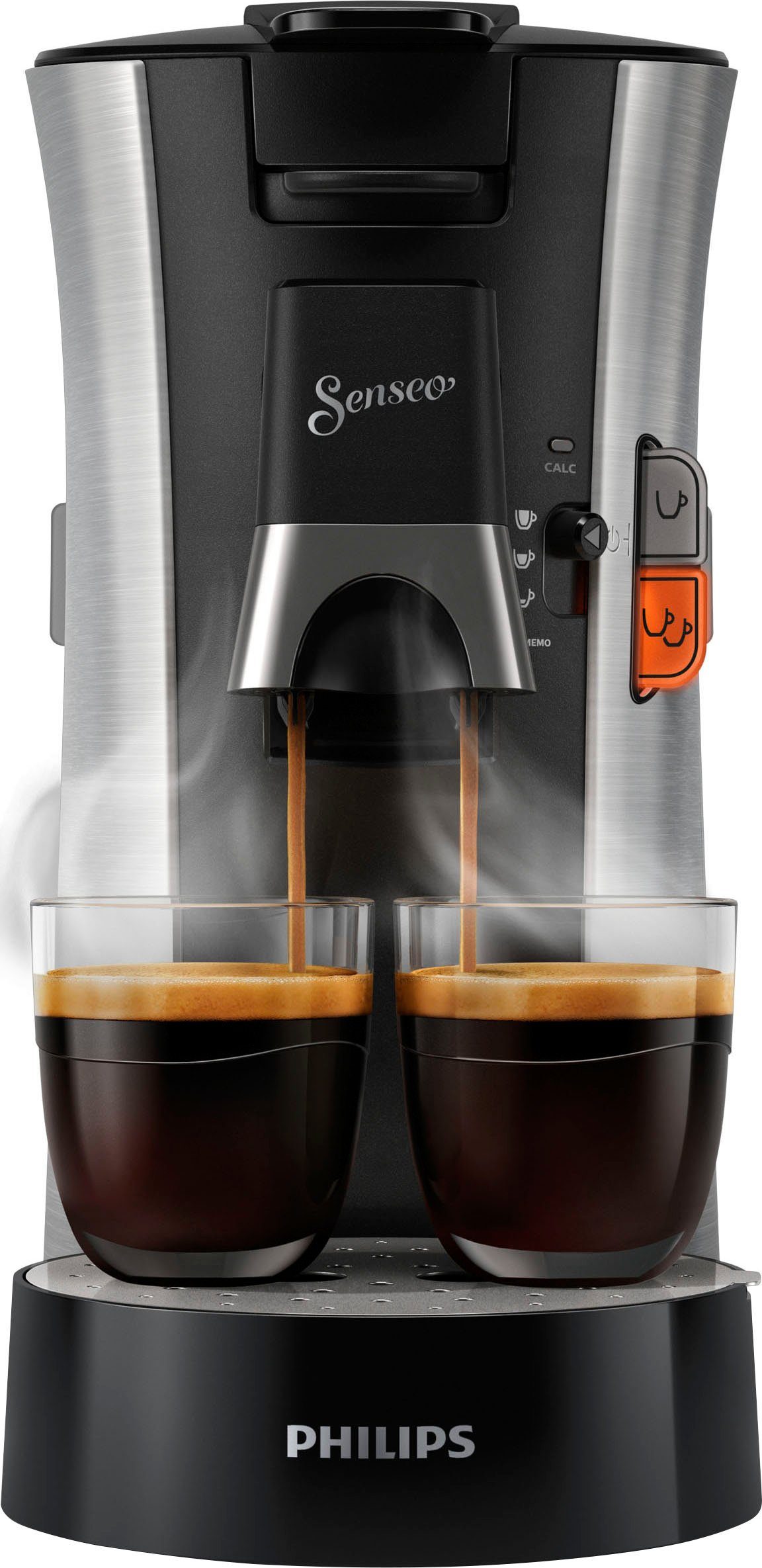 Philips Senseo Kaffeepadmaschine Select CSA250/10, inkl. Gratis-Zugaben im  Wert von € 14,- UVP