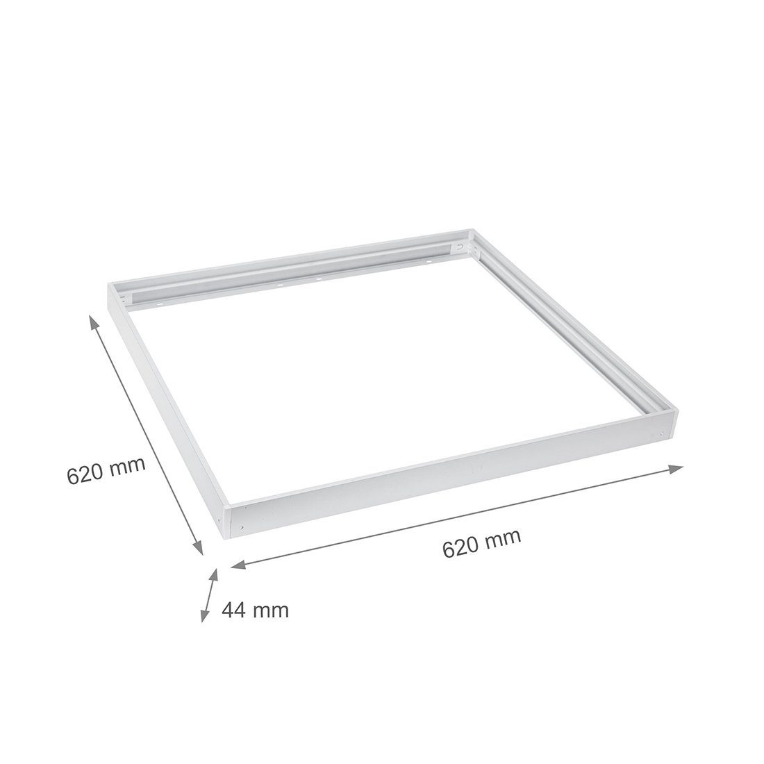 Lecom LED LED Paneele Decke montage für 62x62 Aufputz Deckenanbau, für Aufbaurahmen 62x62 Aufputz Rahmen Rahmen Panel LED