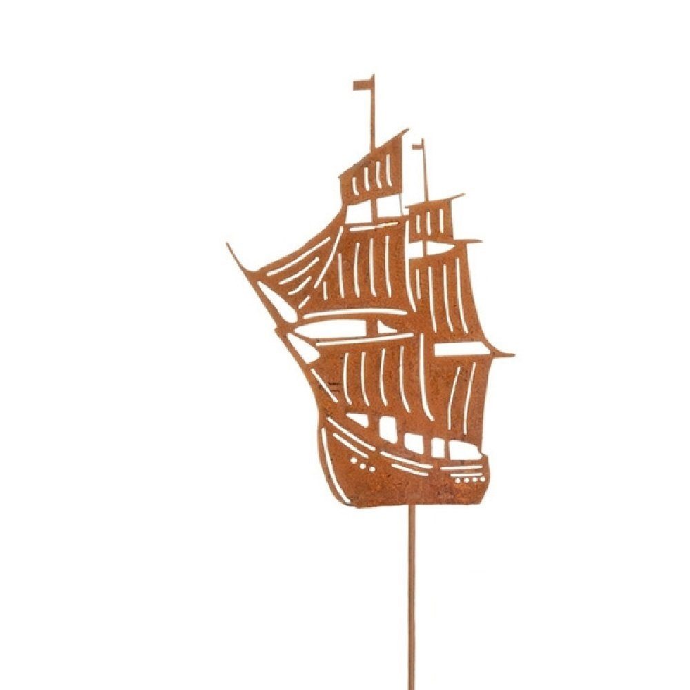 Linoows Dekoobjekt Gartenstecker "Segelschiff", maritimer Beetstecker günstig online kaufen