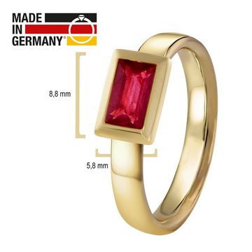 Acalee Goldring Rubin Gold 333 / 8K mit Echtem Rubin