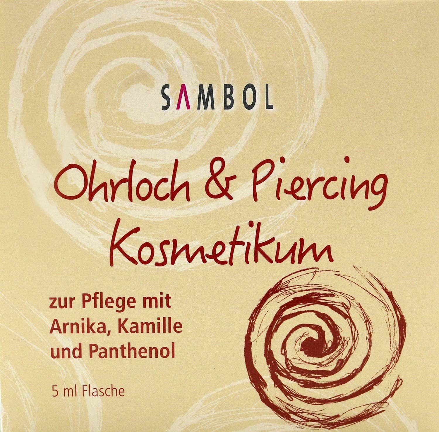 1-tlg. Arnika Sambol Kosmetikum Kamile reinigt Ohrloch pflegt & Körperpflegemittel Piercing & Panthenol,