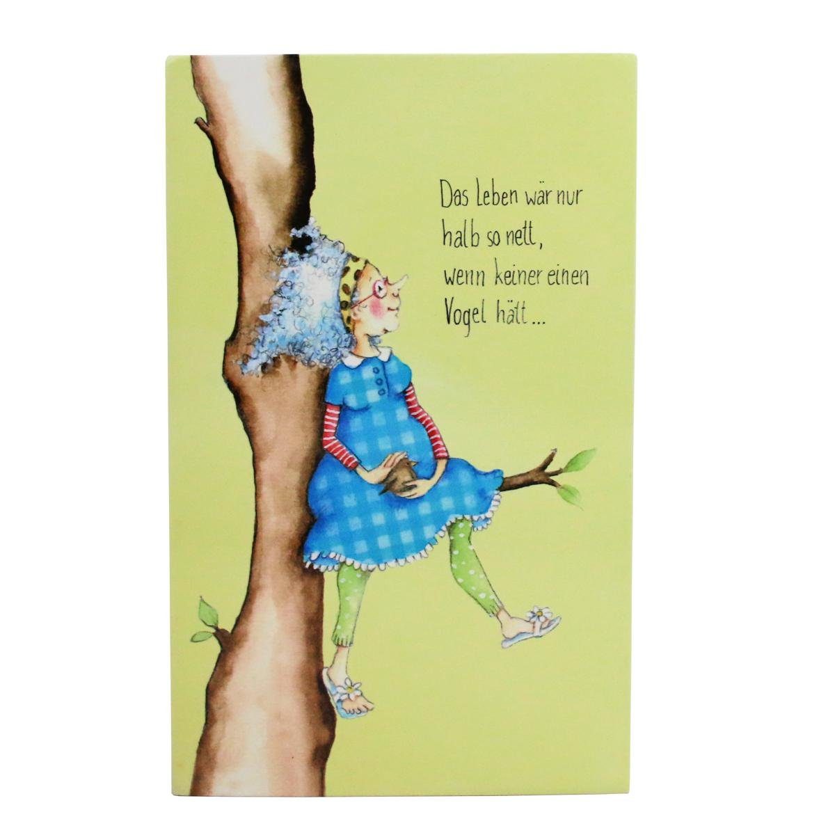 440s Wandspruch 440s HolzBild Das Leben wär nur halb so nett (1 St