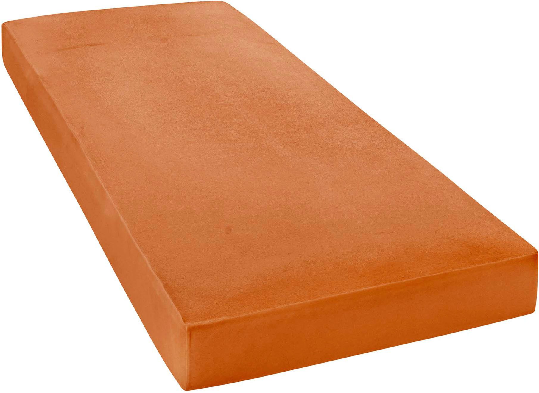 Janine Spannbettlaken ELASTIC 5002 Jersey Bettlaken mit Elasthan, 190 g/m², Jersey-Elasthan, Gummizug: rundum, (1 Stück), für Matratzen bis 35 cm Höhe, 95% Baumwolle, hochwertig, langlebig