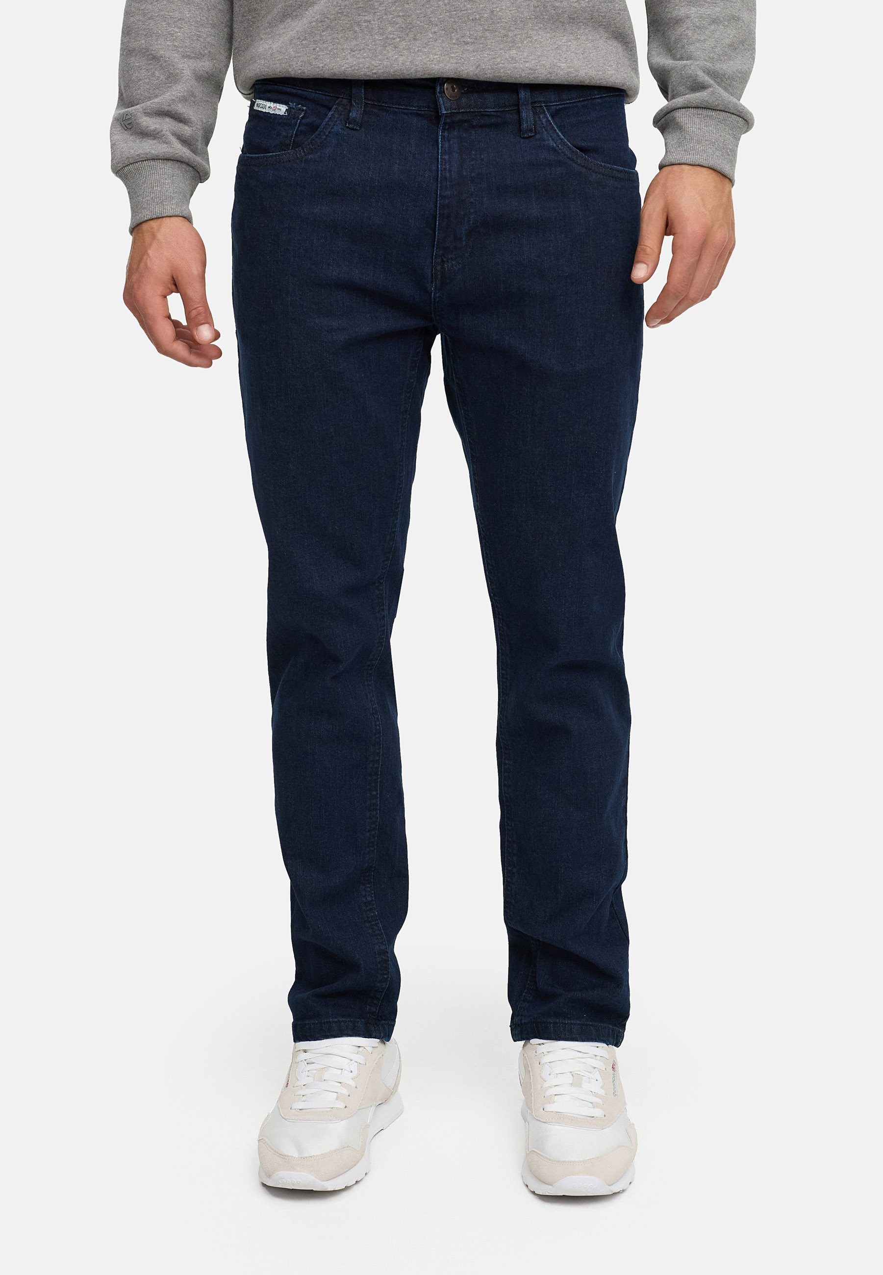 Indicode Regular-fit-Jeans Herren Texas Jeanshose Hose Herrenhose Jeanshose im Five-Pocket Stil