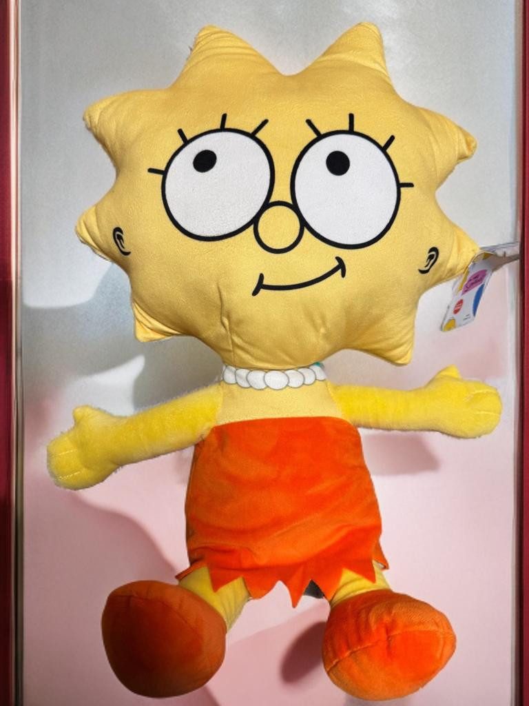 The Simpsons Kuscheltier The Simpsons Plüschtier Lisa 39 cm – Kuscheltier für Kinder & Fans (Set, 1-St., Geschenk-Set), Große 39cm Plüschfigur,weich, hochwertig verarbeitet, Variante wählbar