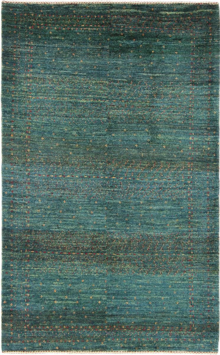 Orientteppich Perser Gabbeh Loribaft Atash 99x159 Handgeknüpfter Moderner, Nain Trading, rechteckig, Höhe: 12 mm