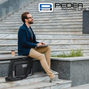 PEDEA Laptoptasche Premium (13,3 Zoll (33,8 cm), stabiler Schutzrahmen, dicke Polsterung, wasserabweisende Materialien