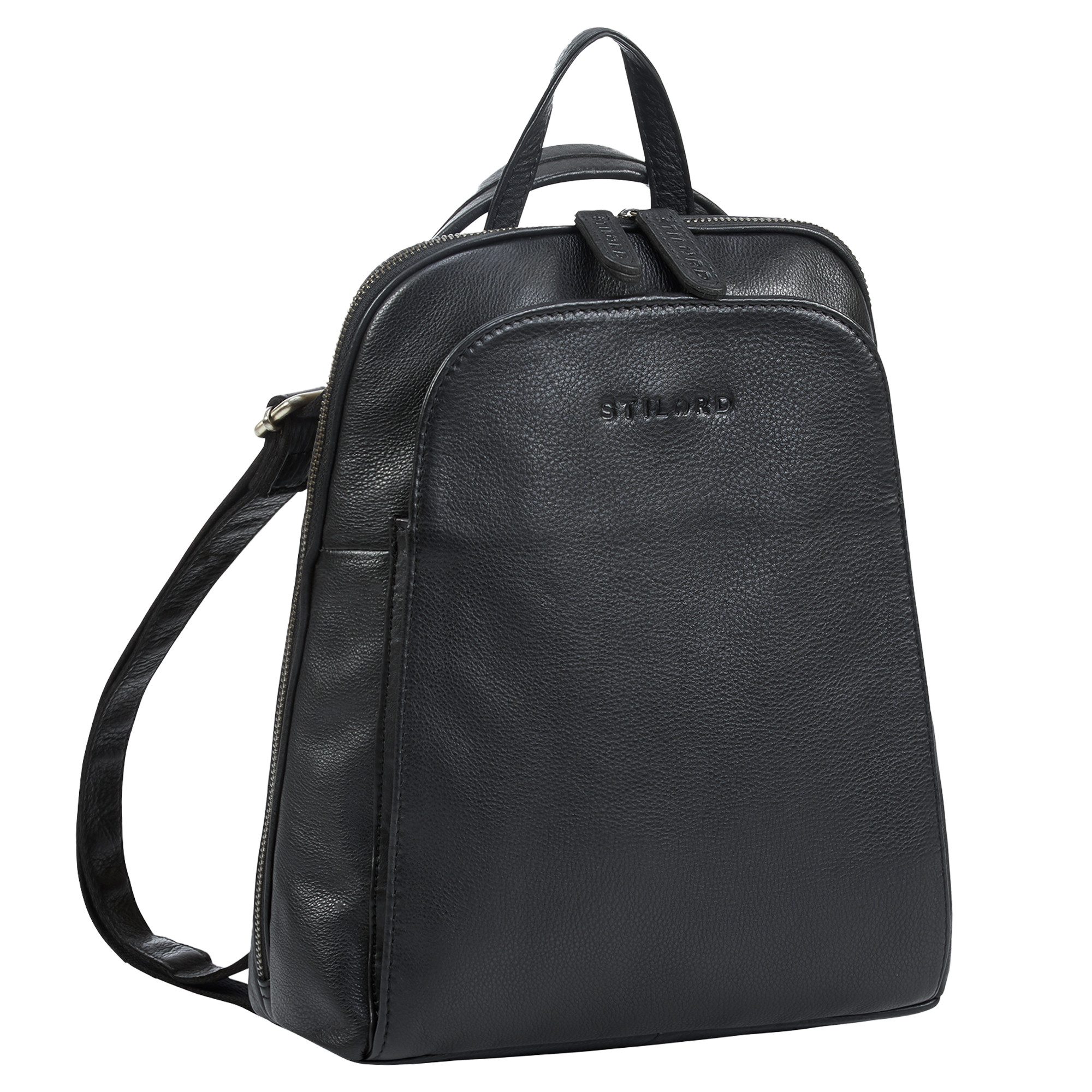 STILORD Cityrucksack "Ophelia" 2-in-1 Rucksack-Tasche Echt Leder Damen 10,9 günstig online kaufen