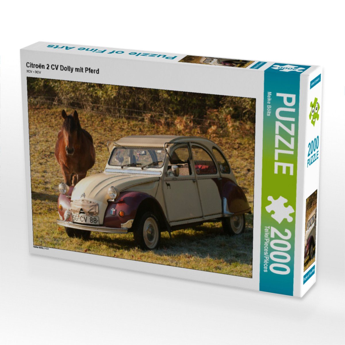 CALVENDO Puzzle »CALVENDO Puzzle Citroën 2 CV Dolly mit Pferd 2000 ...