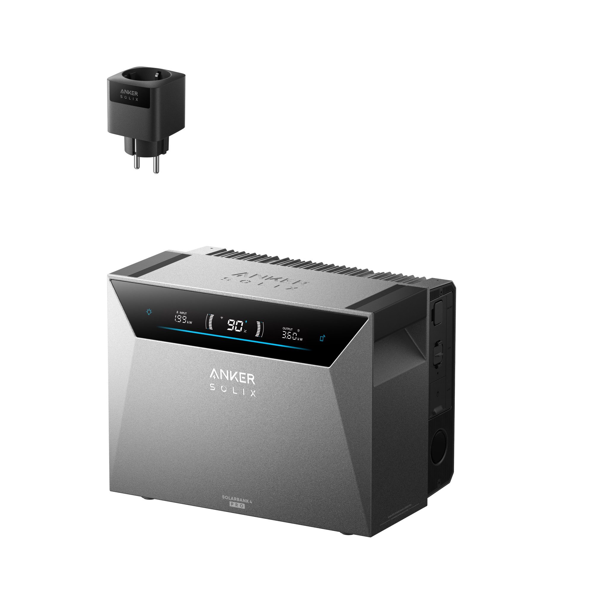 Anker Stromerzeuger Anker SOLIX Solarbank 4 Pro, 5000W, 4 MPPT, 30kWh, Plug & Play, (2-tlg)