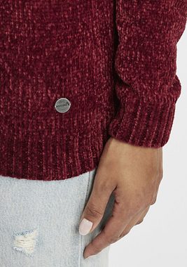 OXMO Strickpullover OXEstella Pullover in Fein-Strick Optik