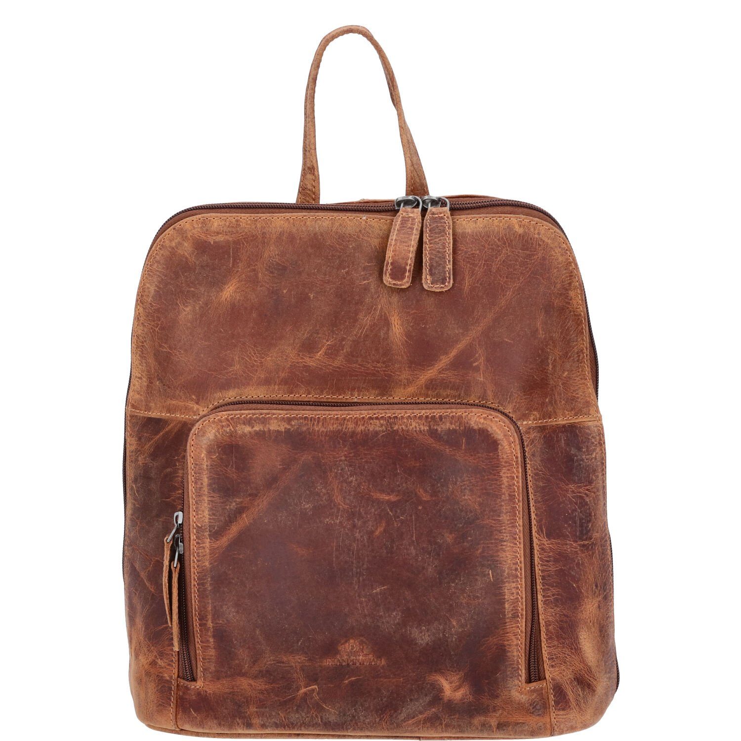The Skandinavian Brand Freizeitrucksack The Skandinavian Brand Leder Rucksack Hunter Cognac (1-tlg) – Bild 5 von 5