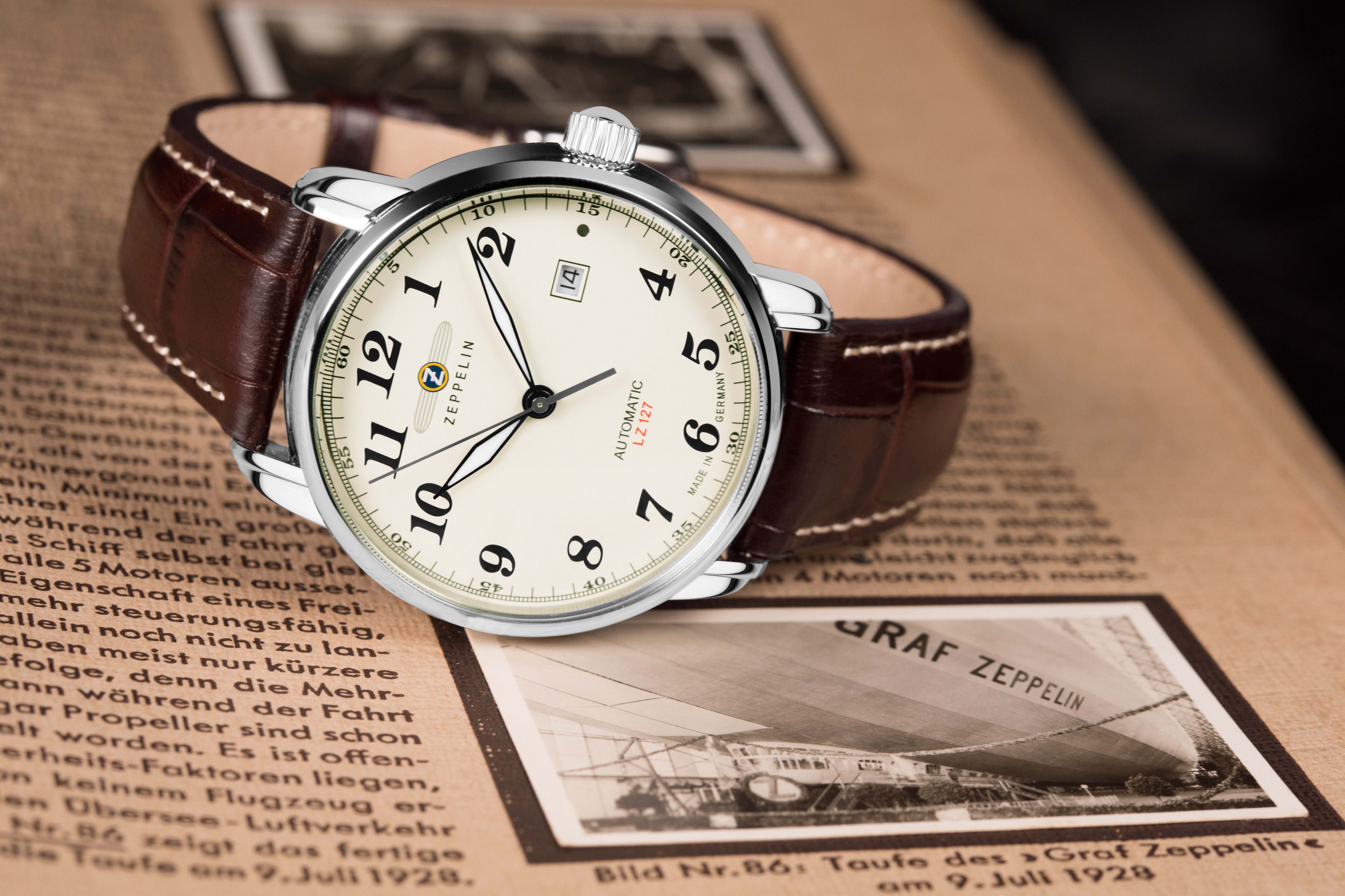 ZEPPELIN Automatikuhr Herrenuhr LZ127 Graf Zeppelin