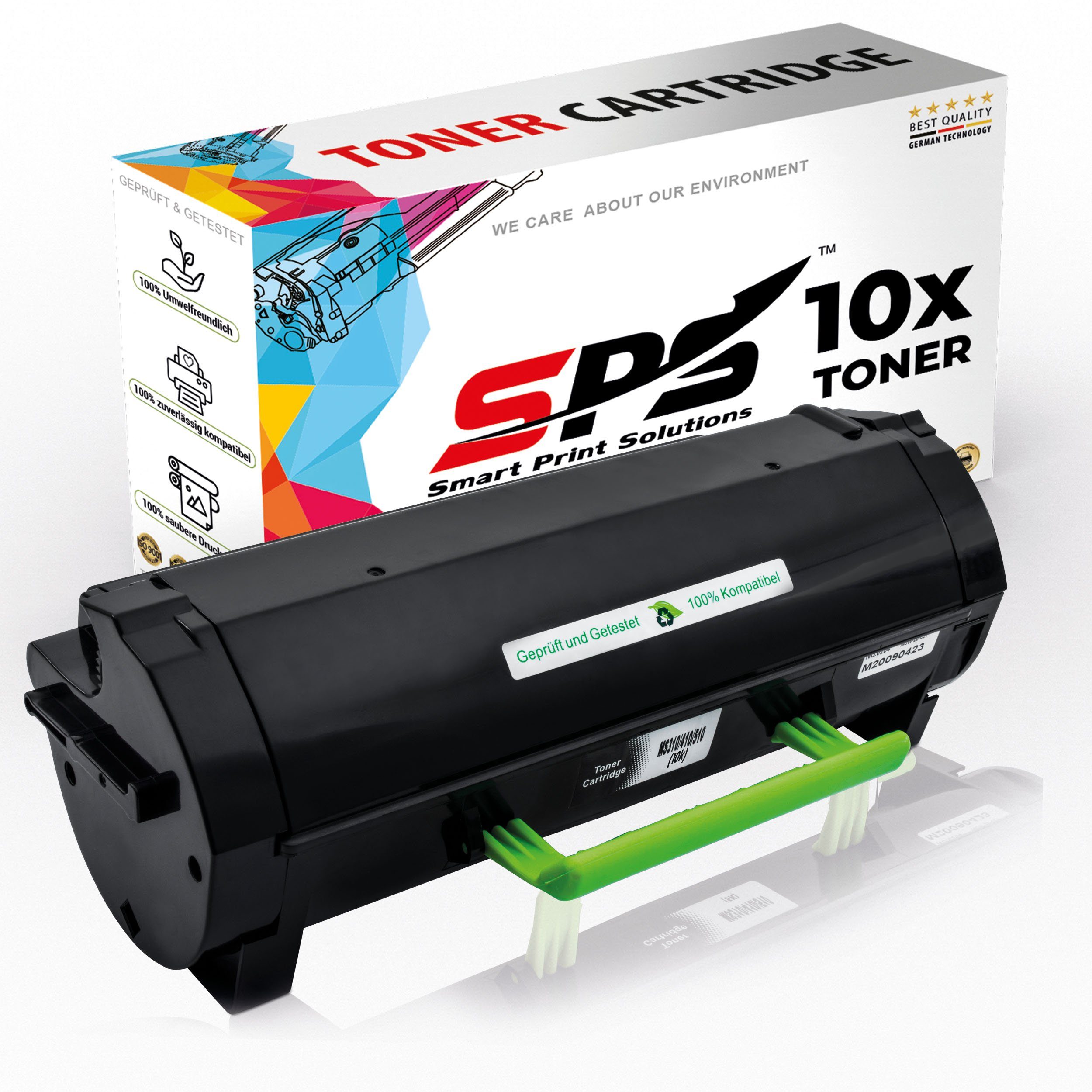 SPS 60F2H00, MX310 (10er Tonerkartusche Kompatibel Lexmark für 602H Pack)