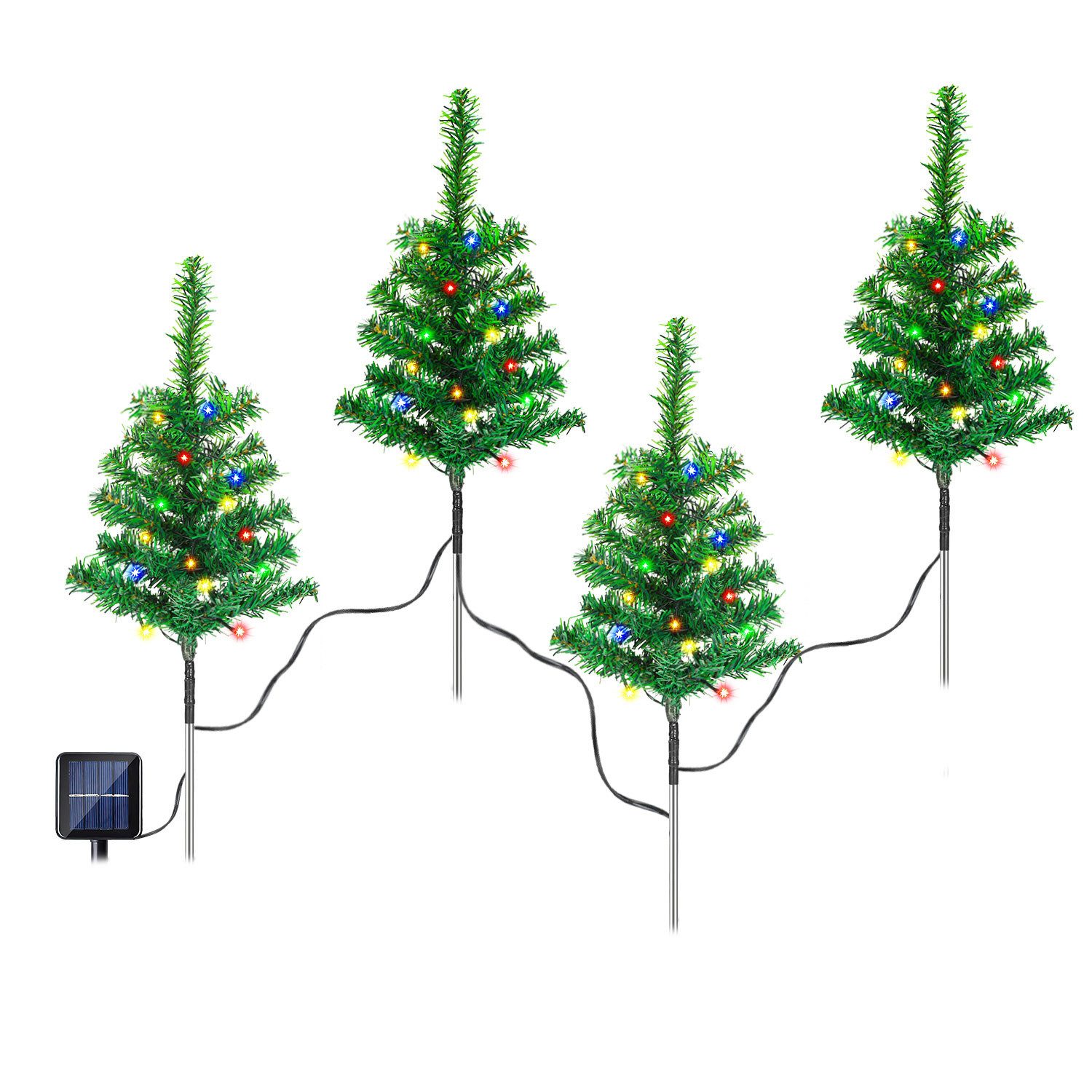 Clanmacy LED Dekolicht Solar Weihnachtsbeleuchtung Aussen Wasserdicht IP65 günstig online kaufen