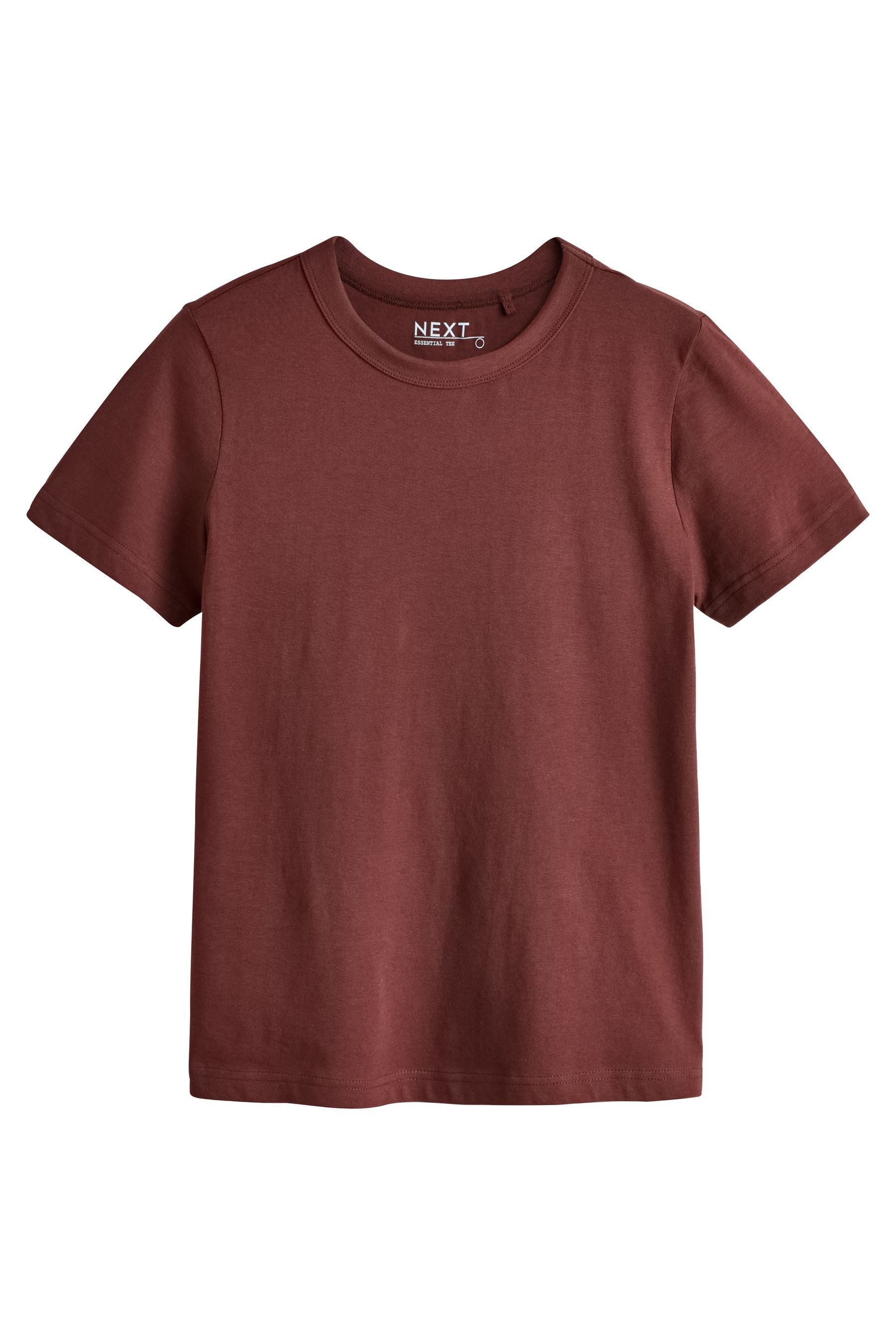T-Shirt Essential Kurzarm-T-Shirt mit Rundhalsausschnitt