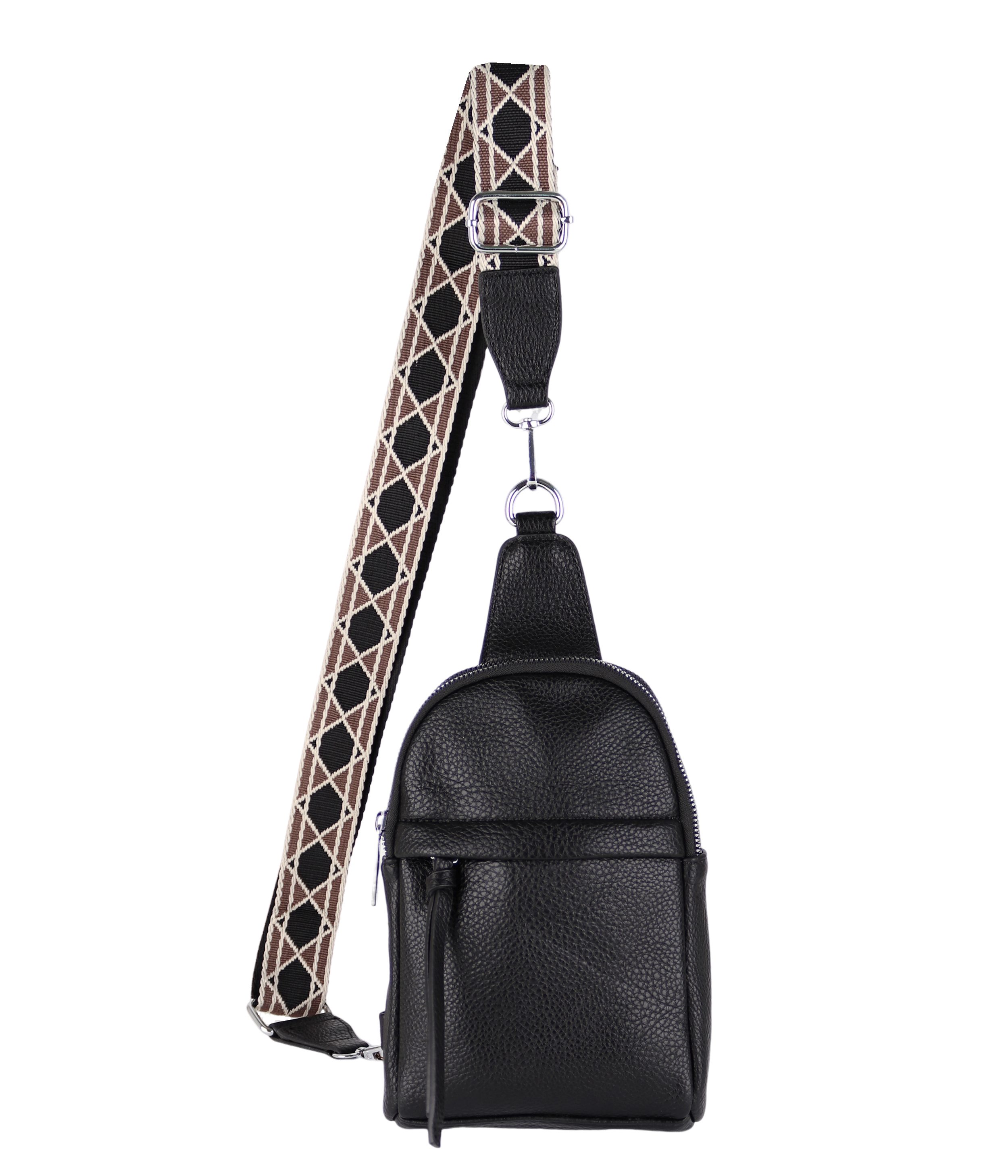 MIRROSI Umhängetasche Sling Bag,Brusttasche, Crossbody 15x22x5cm (für Ausflüge, Reisen, Wanderungen, und Partys), auch für die Verwendung als Rucksack oder Daypack geeignet