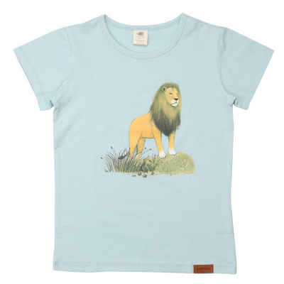 Walkiddy T-Shirt »Walkiddy T-Shirt Löwenprint hellblau Monoprint« (1-tlg)
