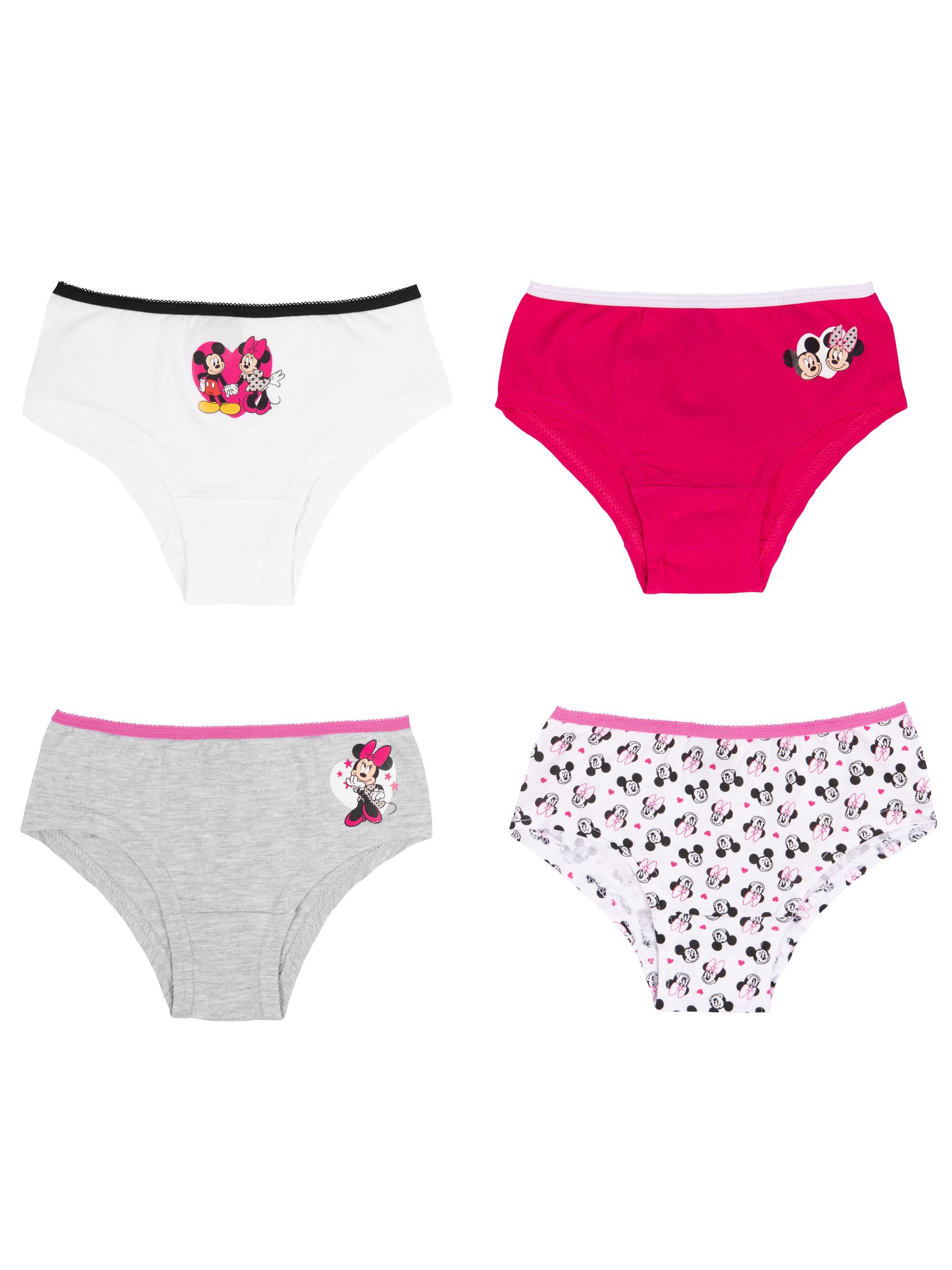 United Labels® Panty Disney - Minnie Mouse & Mickey (4er Pack)