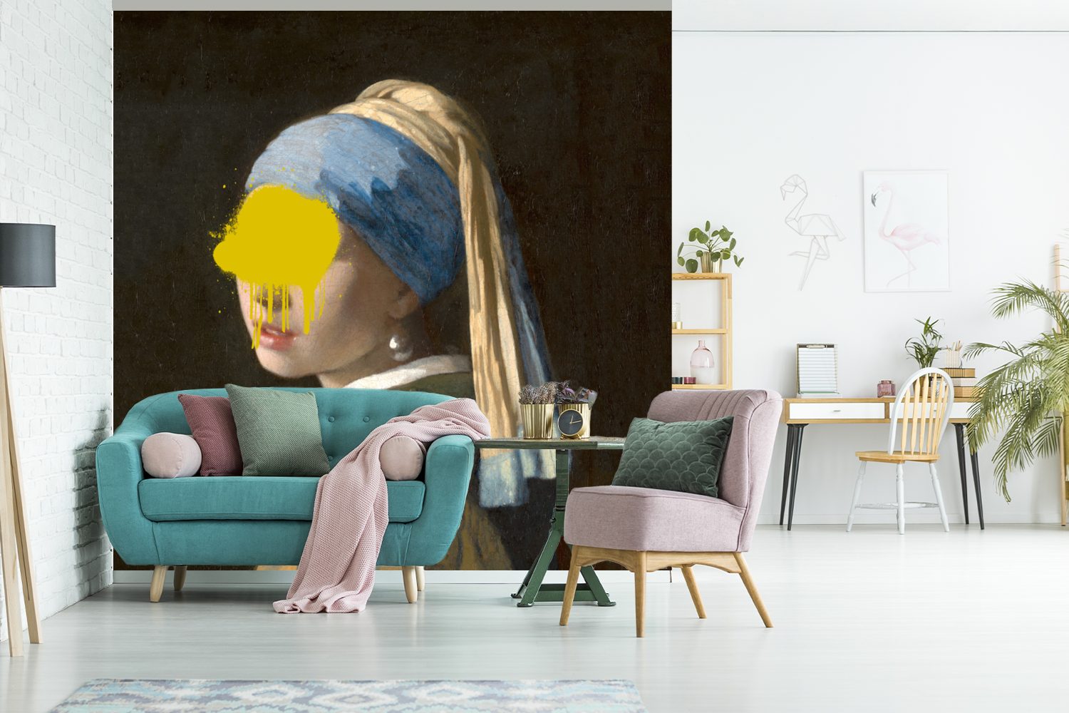 Kunst, Wandtapete - (5 Fototapete bedruckt, Tapete für Wohnzimmer St), Matt, Vermeer oder mit Perlenohrring - MuchoWow Schlafzimmer, Mädchen Vinyl