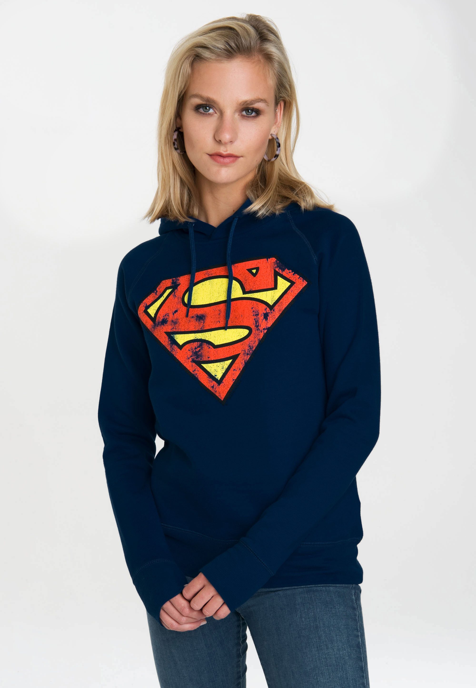 Kapuzensweatshirt DC - Superman Logo