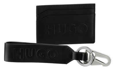 HUGO Geldbörse GBHM_K hold c case (Set, 2-tlg., Hold Set: Kartenetui und Schlüsselanhänger), schönes Geschenkset