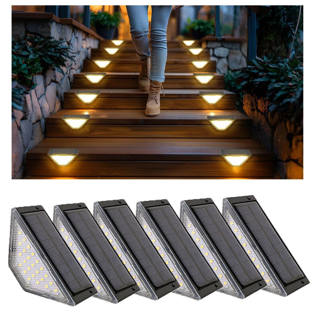 QUBEBU LED Solarleuchte 24LED Solarleuchten Garten günstig online kaufen