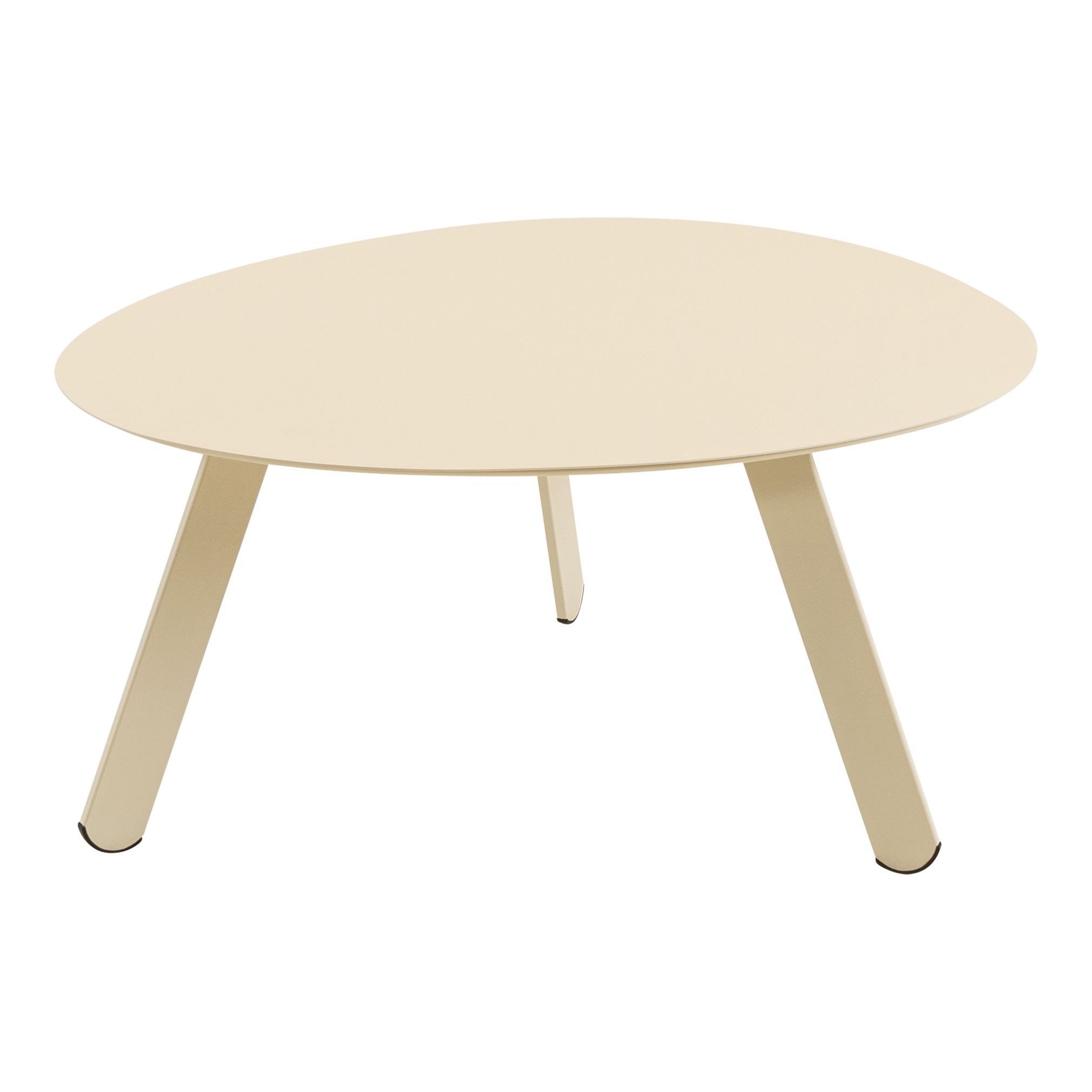Lesli Living Beistelltisch Lesli Living Indoor & Outdoor Beistelltisch "Tiki" oval creme