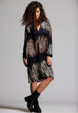 Andijamo-Fashion Tunikakleid DRESS WILD LOVE EDELSATIN