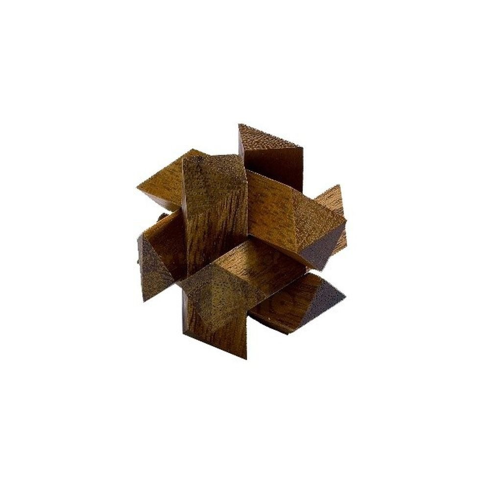 Philos Spiel, Draco - 6 Puzzleteile - Denkspiel - Knobelspiel - Geduldspiel