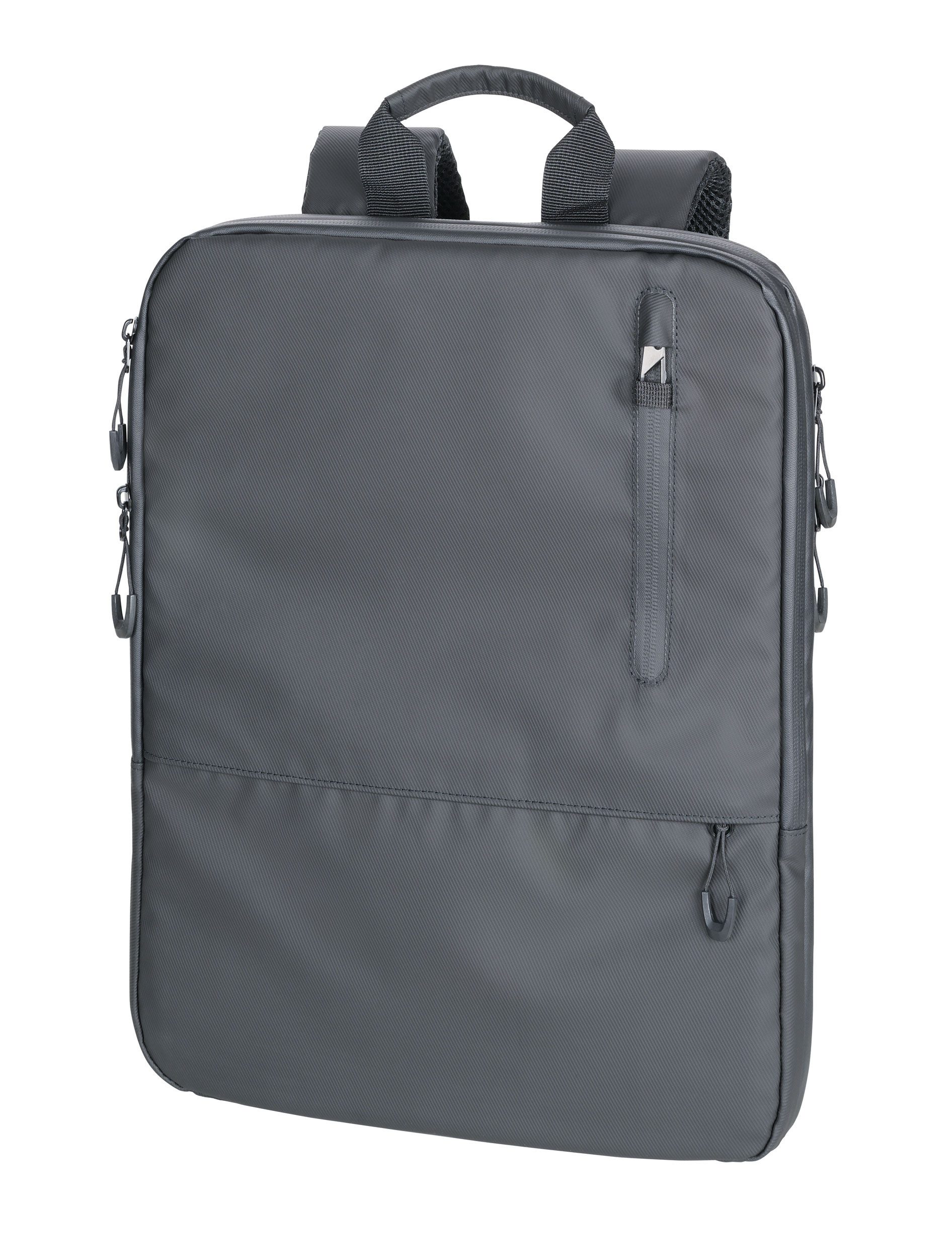 TROIKA Laptoprucksack TROIKA BLACK EXPANDABLE