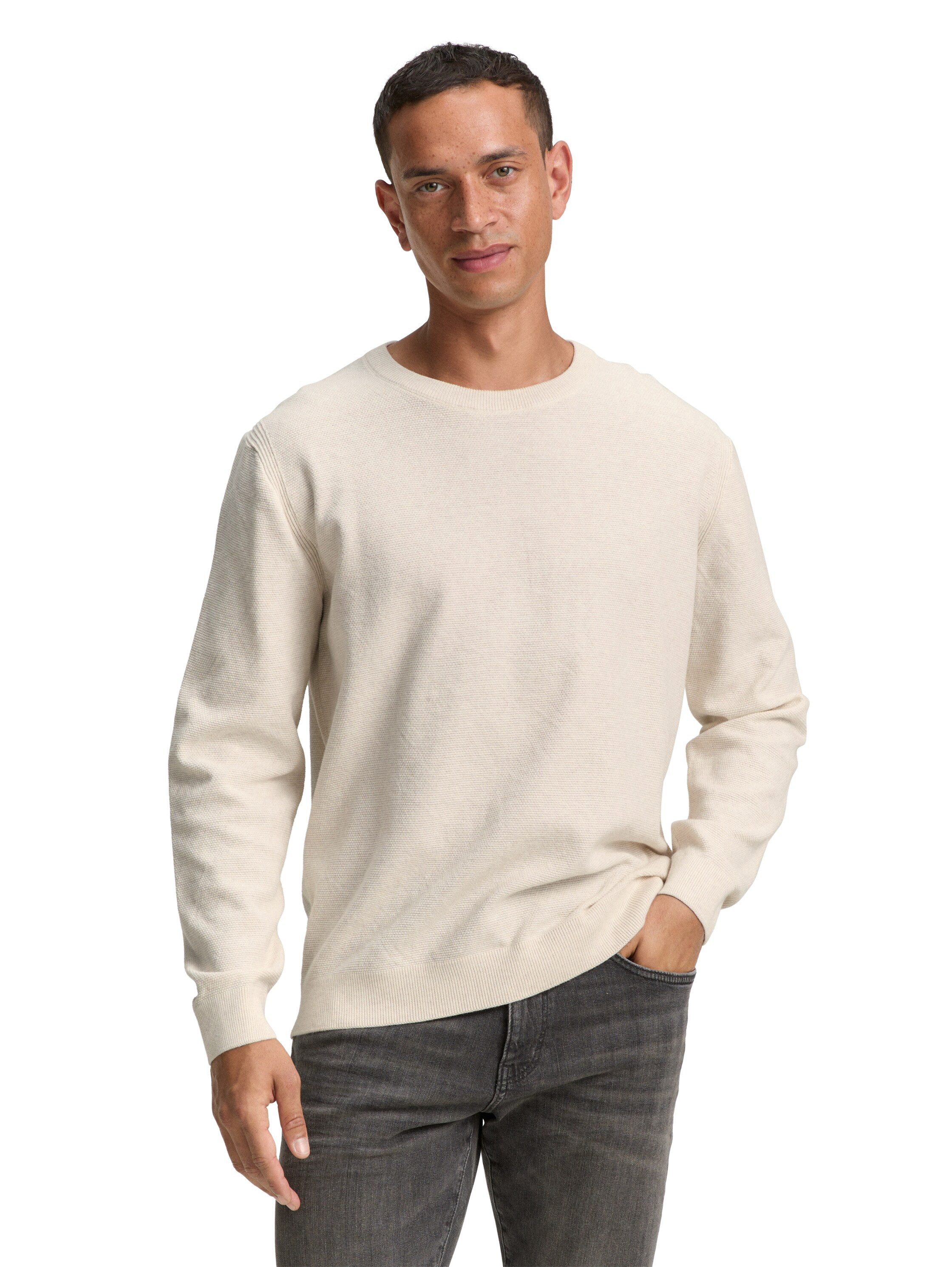 TOM TAILOR Strickpullover mit Bündchen