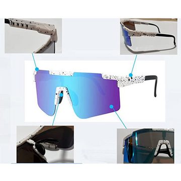 Gontence Fahrradbrille Sportbrille-Sonnenbrille, Herren-Damen-Fahrradbrille-Polarisiert