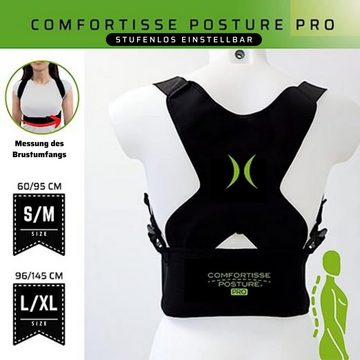 Comfortisse® Rücken Stützgürtel Posture PRO (Spar-Set 1er oder 2er Pack, 1-tlg., in 2 Größen erhältlich 60cm bis 130cm), Rückenbandage für Frauen und Männer