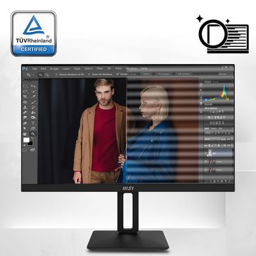 MSI PRO MP271AP LED-Monitor (68,6 cm/27 ", 1920 x 1080 px, Full HD, 1 ms Reaktionszeit, 100 Hz, IPS-LCD, höhenverstellbar, 3 Jahre Herstellergarantie)