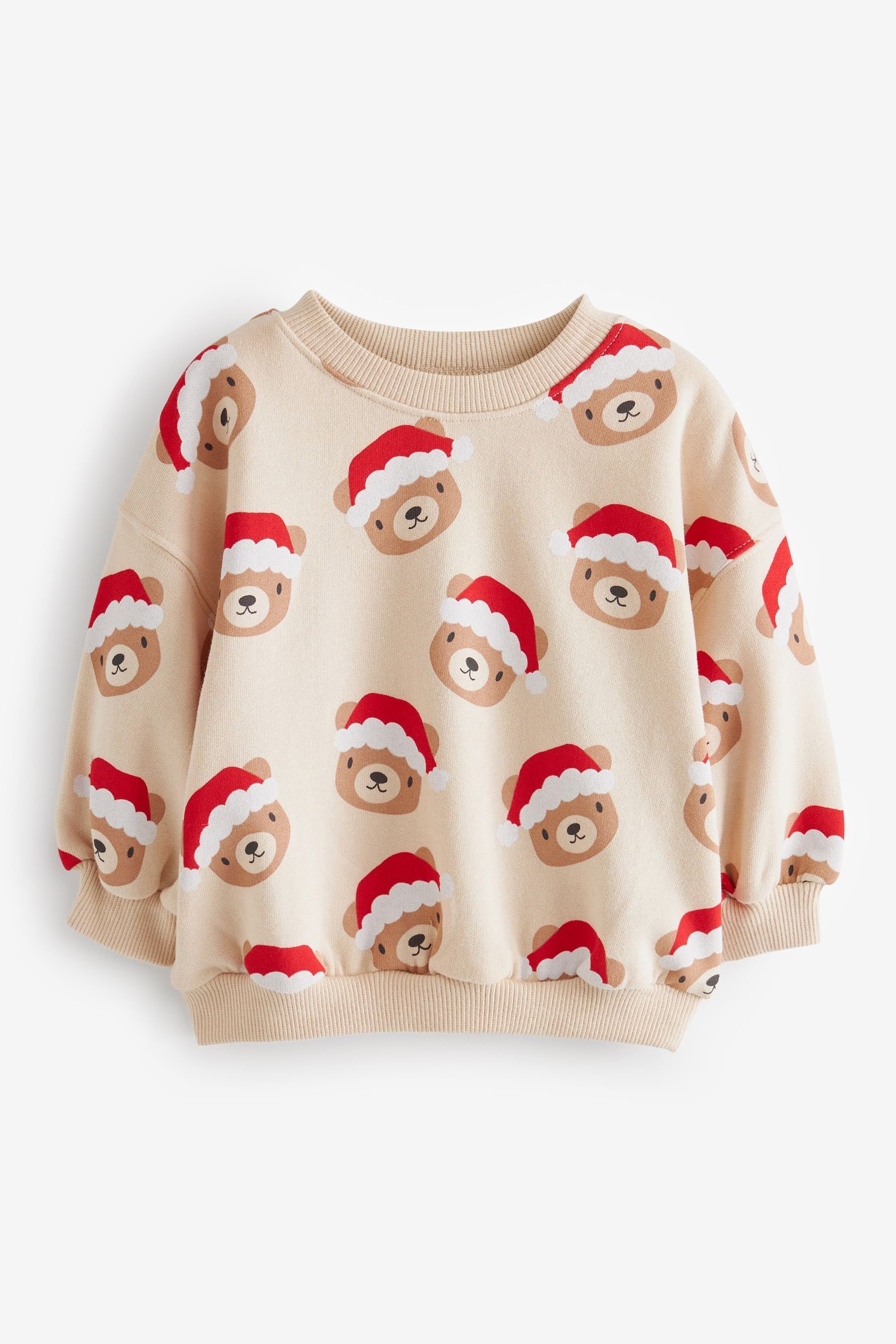 Next Sweatshirt Pullover mit Weihnachtsmotiv (1-tlg) Teddy Bear