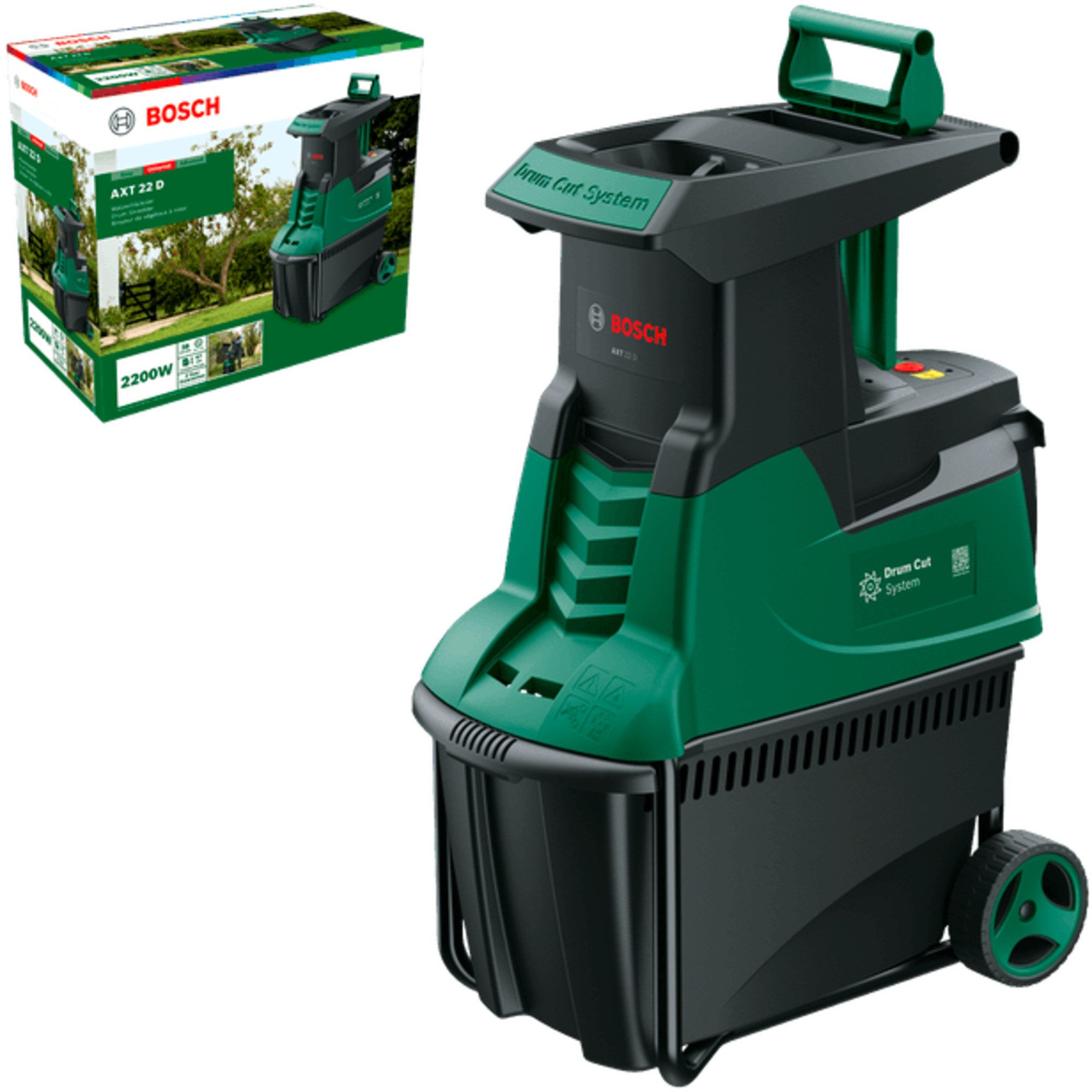 Bosch Professional Häcksler Bosch Heimwerken & Garten Leisehäcksler AXT 22 D – Bild 3 von 4