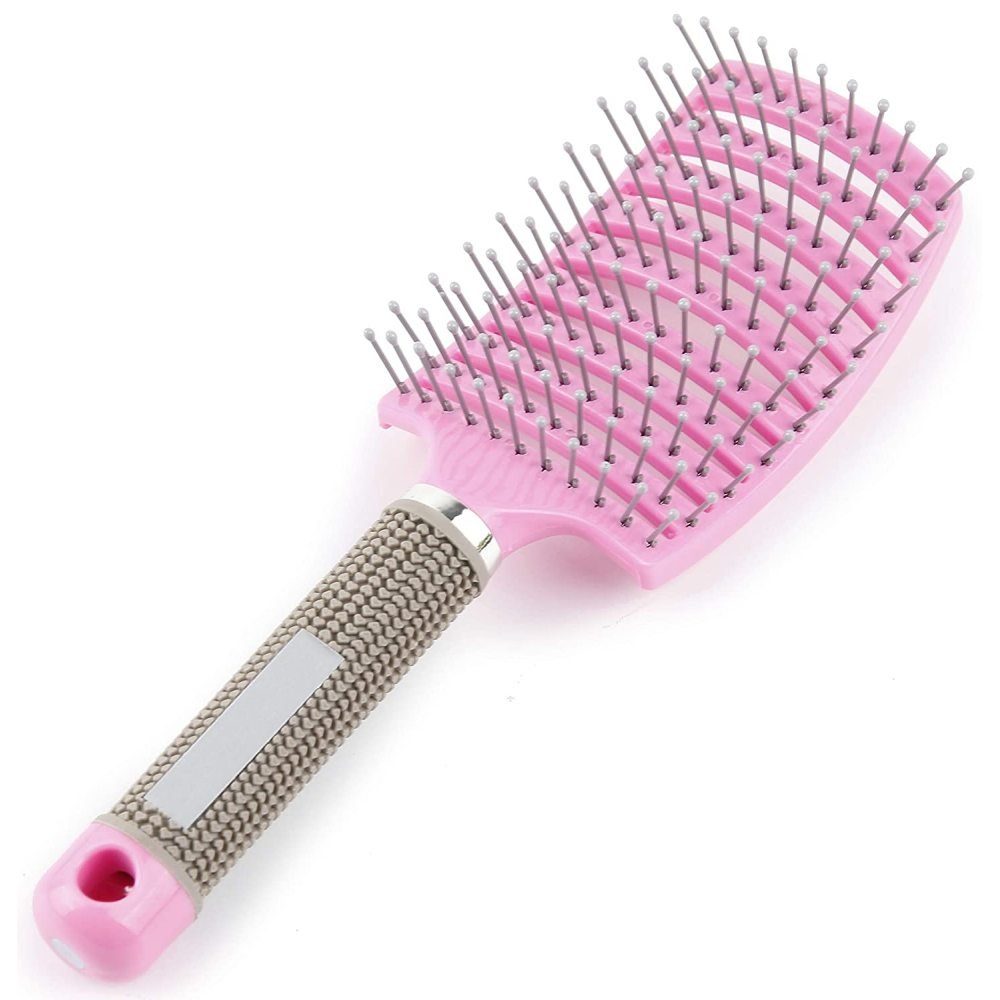 Jormftte Haarbürste Haarbürsteschnell,trocknende Massagebürsten rosa