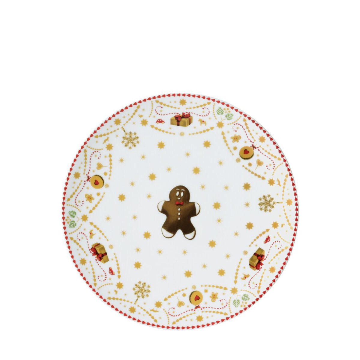 Hutschenreuther Tortenplatte Christmas Love Weihnachtsgeschirr, Porzellan, 22 cm