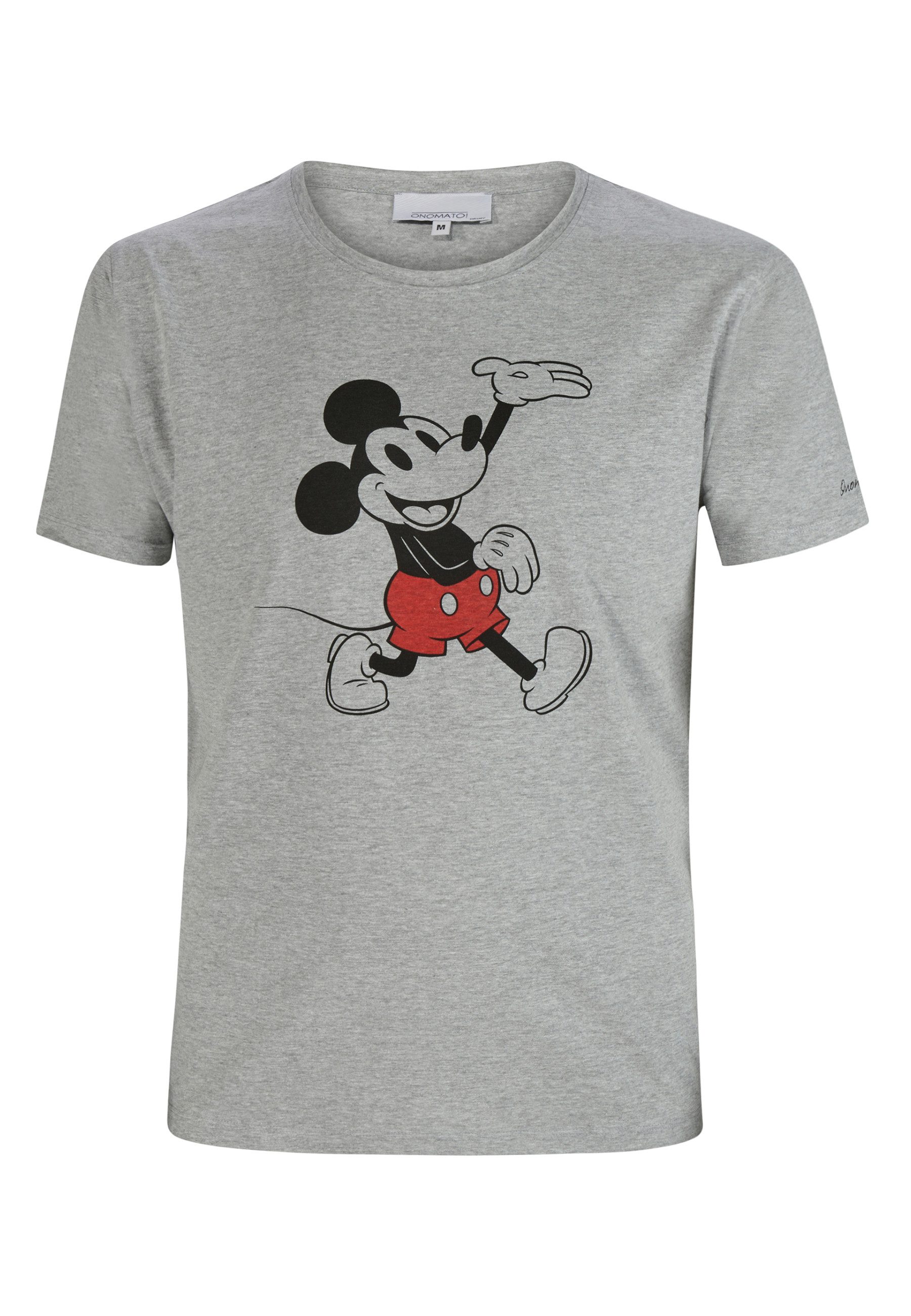 ONOMATO! T-Shirt Mickey Herren T-Shirt Kurzarm-Shirt