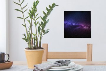 OneMillionCanvasses® Leinwandbild Sternenhimmel - Nacht - Weltraum, (1 St), Leinwand Bilder für Wohnzimmer Schlafzimmer
