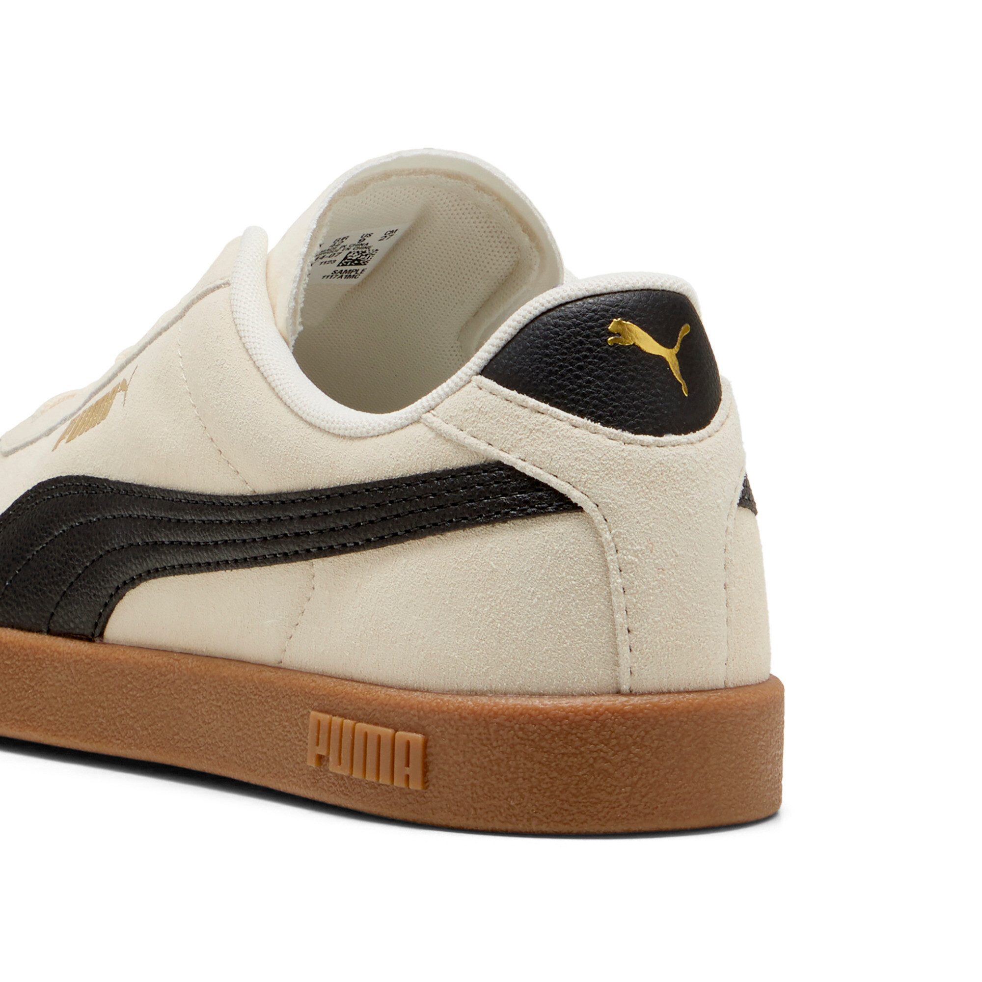 PUMA CLUB II Sneaker aus Leder, mit Schnürverschluss, mit profiliertem Laufsohlenprofil