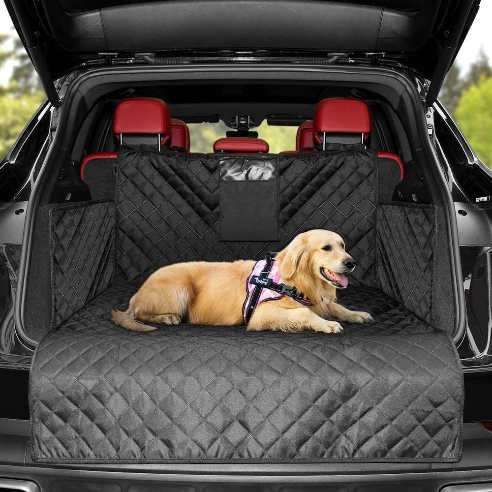 Novzep Tierbett Universal Kofferraumschutz Hund,Kofferraumdecke mit schutz