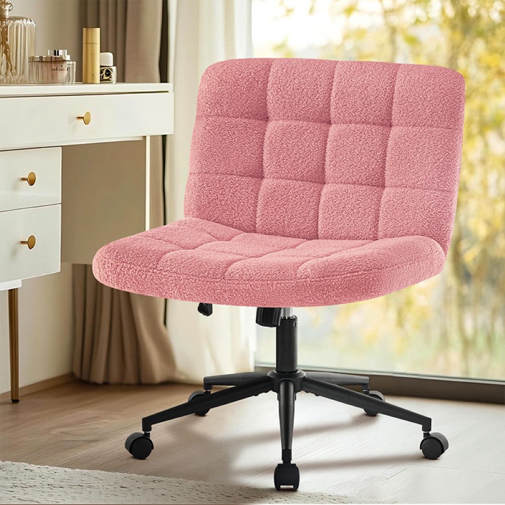 Hellove Polsterstuhl Ergonomischer Bürostuhl Schreibtischstuhl Schneidersitz Stuhl (1 St), Höhenverstellbarer Drehstuhl ohne Armlehnen