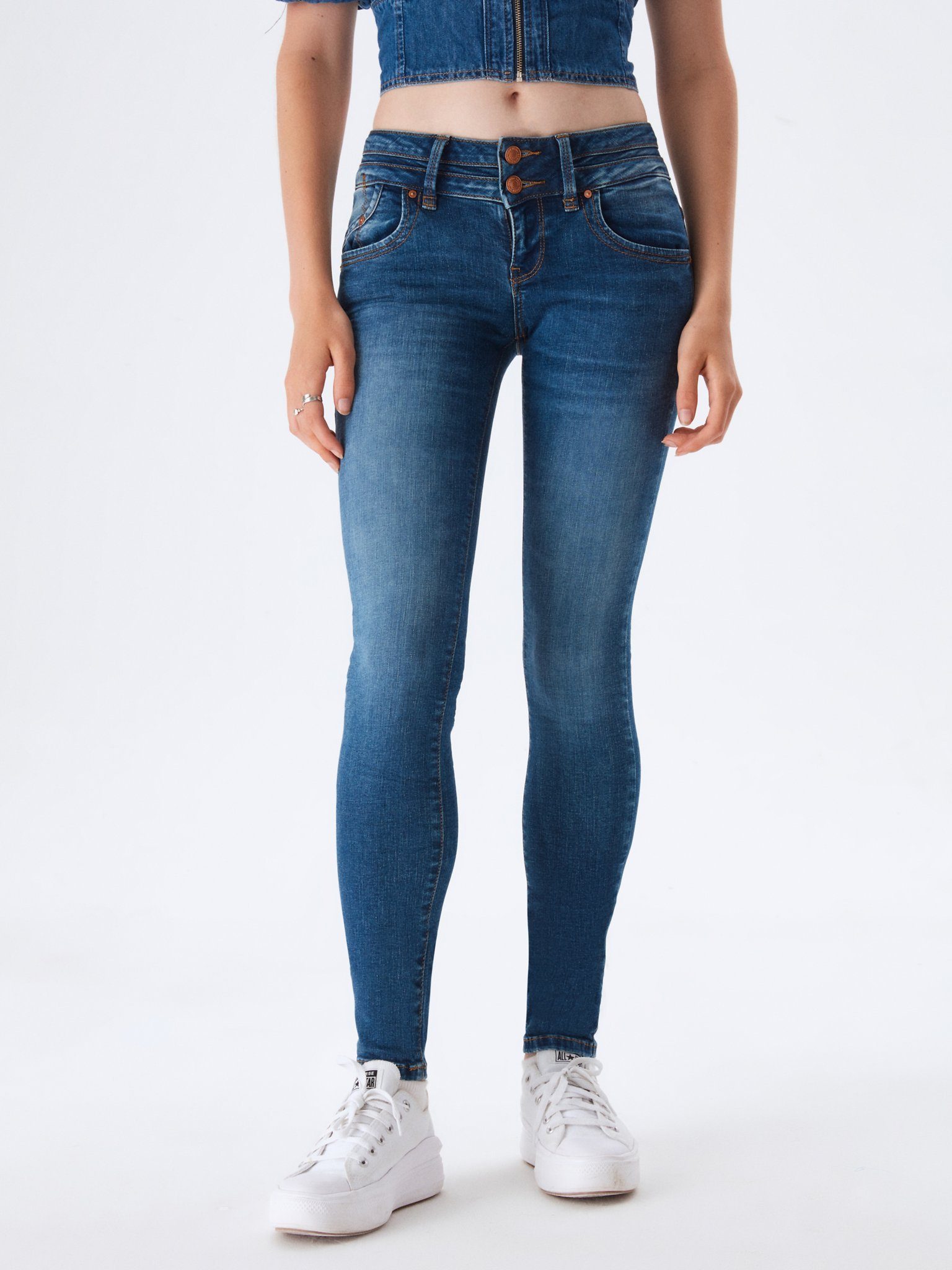 Jeans Rosales X Skinny-fit-Jeans LTB Undamaged LTB Wash Julita