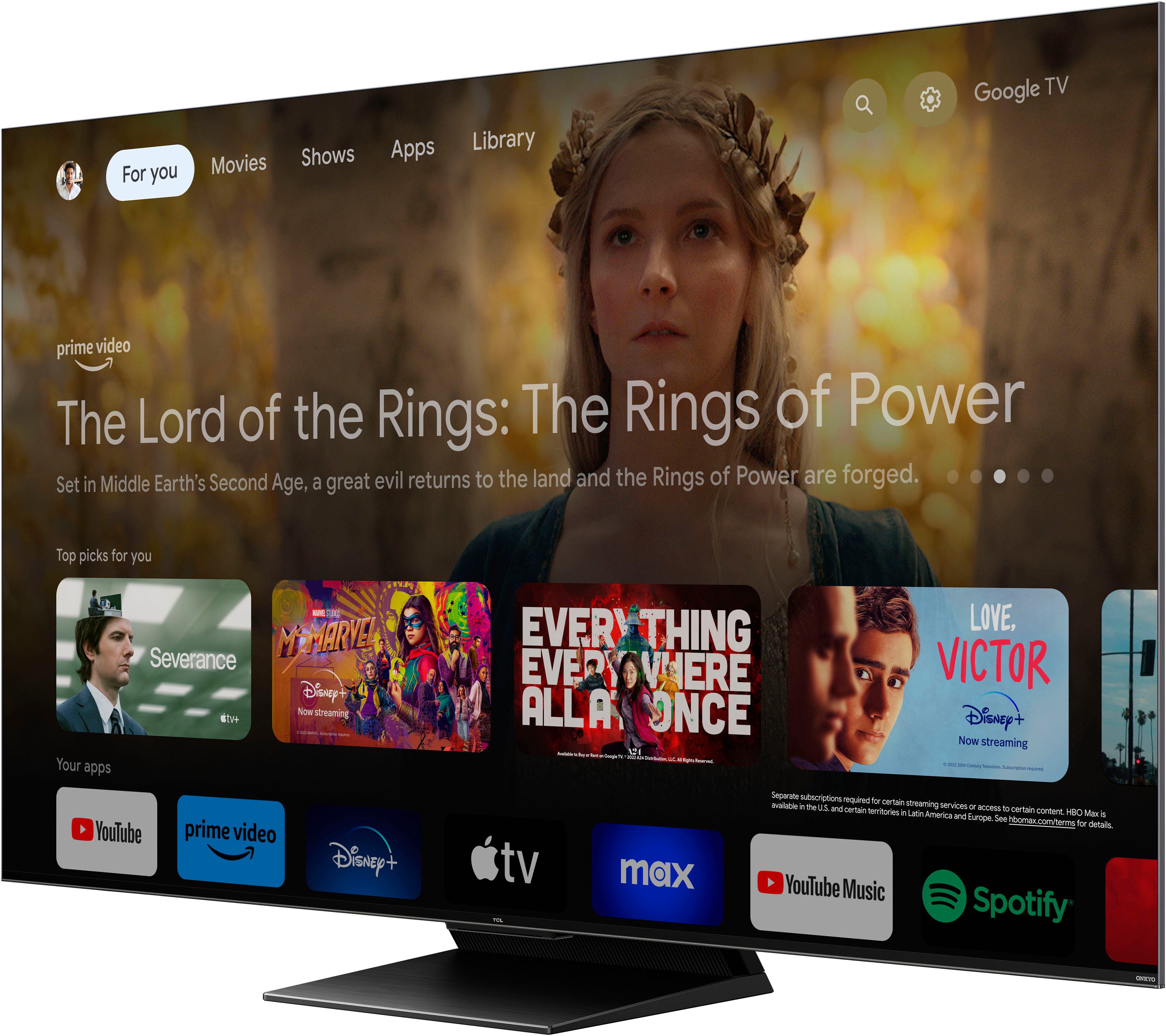 TCL 85C803GX1 Mini-LED-Fernseher (214 cm...