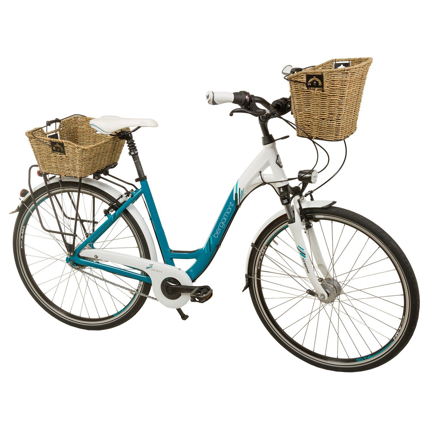 Lenkerkorb Bike Seegras Einkaufsshopper E F, Ocean Korb l, vorne und Fahrrad M-Wave 12 Fahrradkorb für