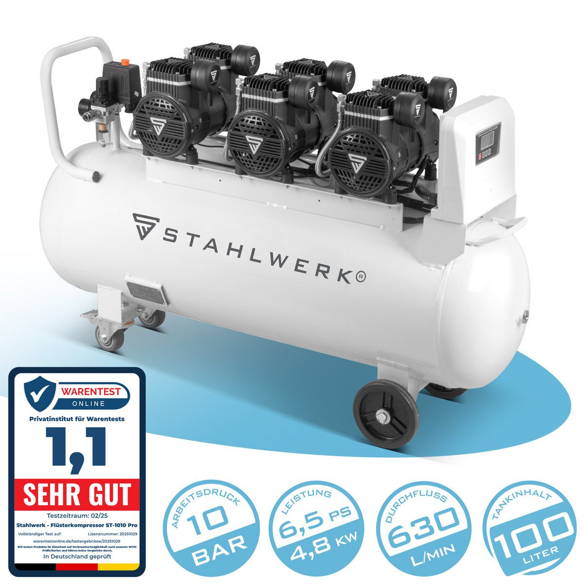 STAHLWERK Kompressor Kompressor ST-1010 Pro mit günstig online kaufen