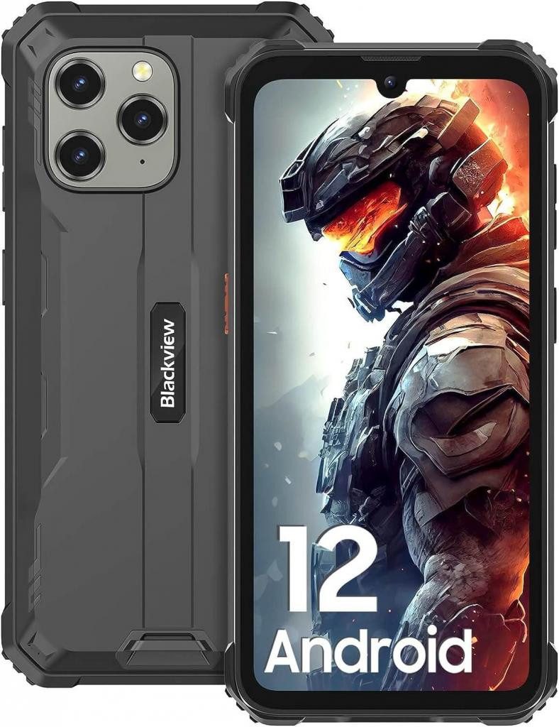 blackview BV5300 pro Rugged Smartphone, Outdoorhandy mit 7 GB RAM Smartphone (15.49 cm/6.1 Zoll, 13 MP Kamera, GPS, Glonass, Beidou, Galileo, NFC)